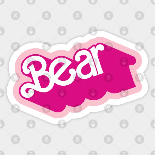 Bear Sticker by byb